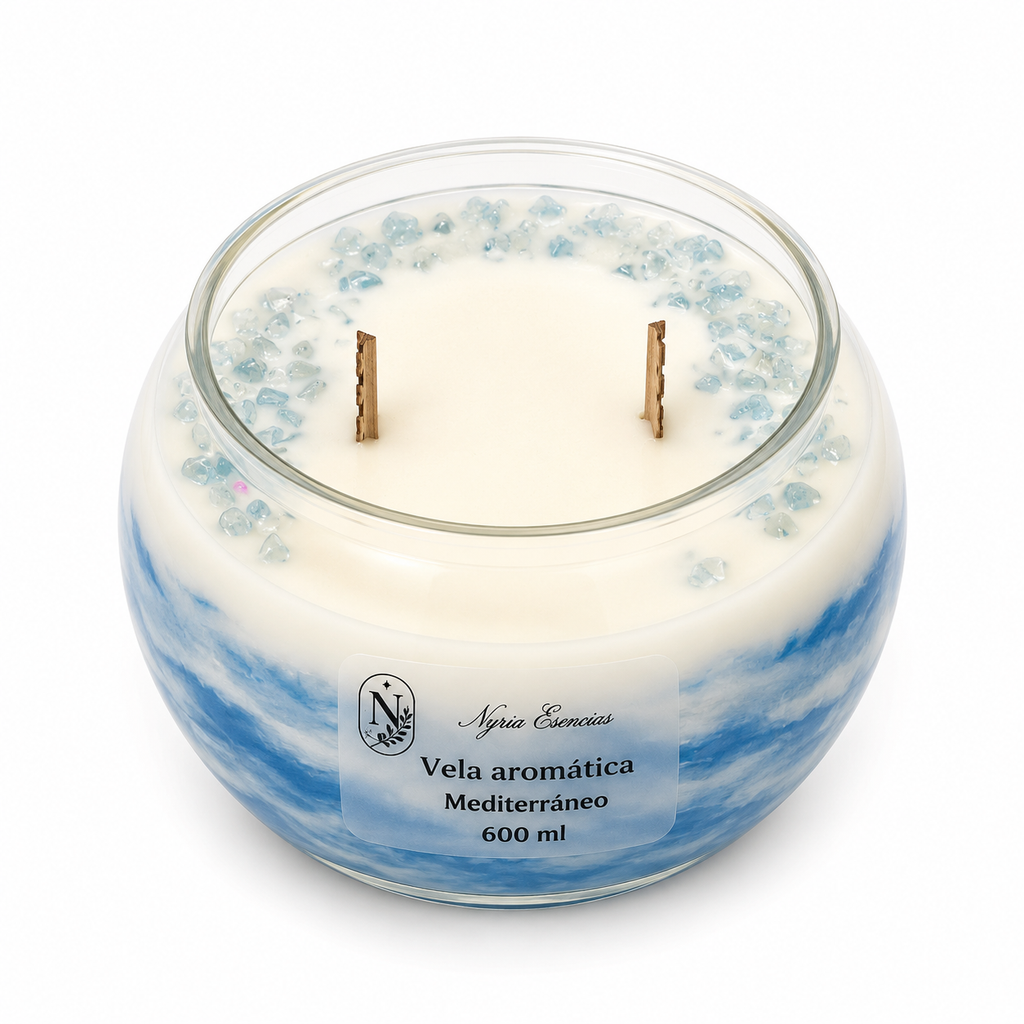 Mediterráneo | Vela Aromática 600 ml(Edición Limitada)