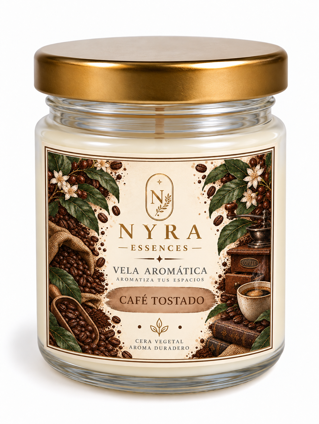 Café Tostado | Vela Aromática 100 ml