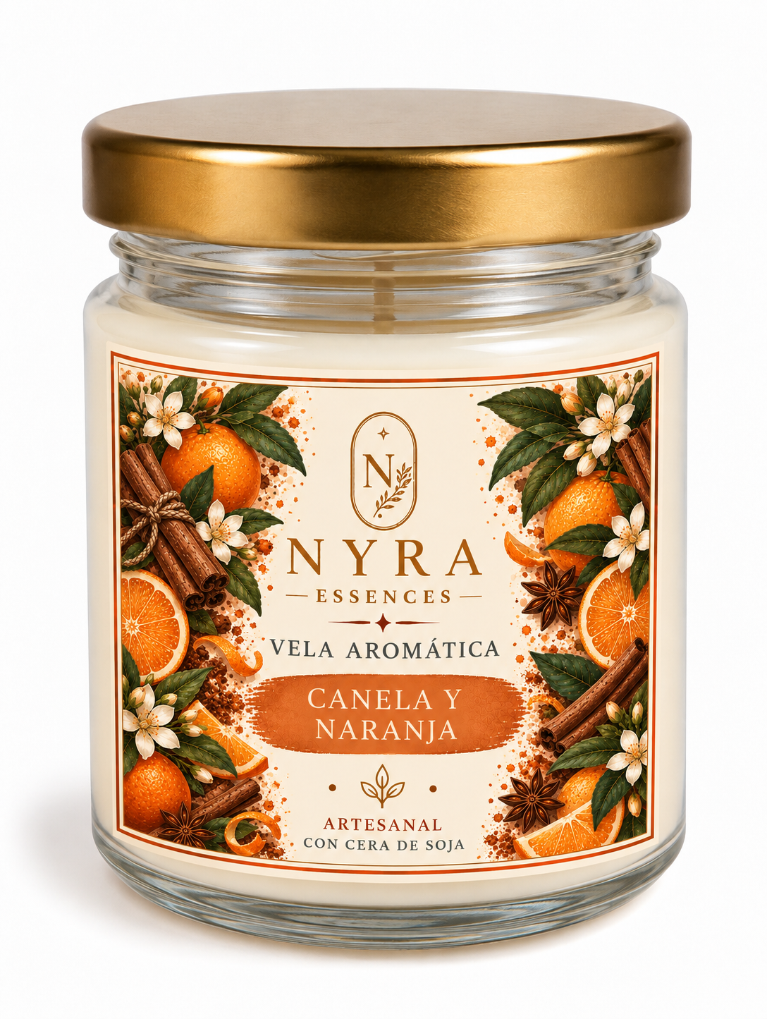 Canela y Naranja  | Vela Aromática 100 ml